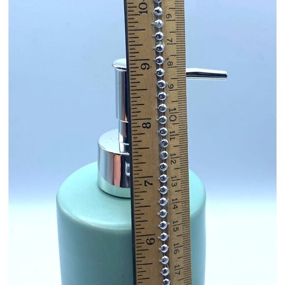 Rae Dunn Tiffany Blue Turquoise Soap Lotion Pump Dispenser Home Decor - Picture 5 of 5